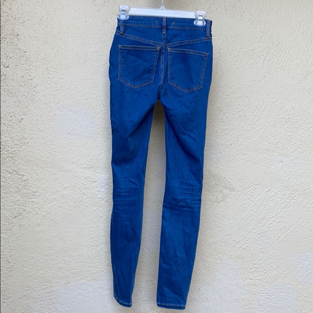 FREE PEOPLE Destroyed Long & Lean Skinny Jeans - Picture 4 of 7